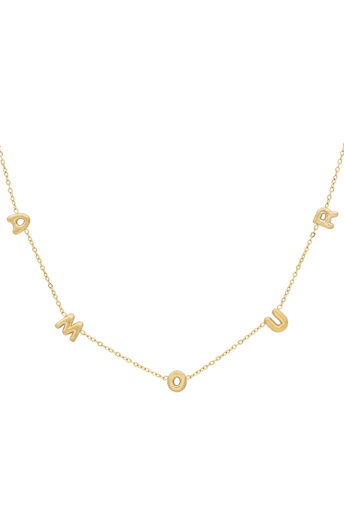 Elegant Letter Pendant Necklace for Everyday Wear