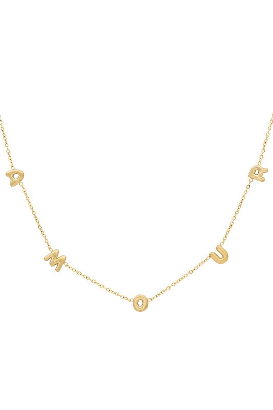 Elegant Letter Pendant Necklace for Everyday Wear