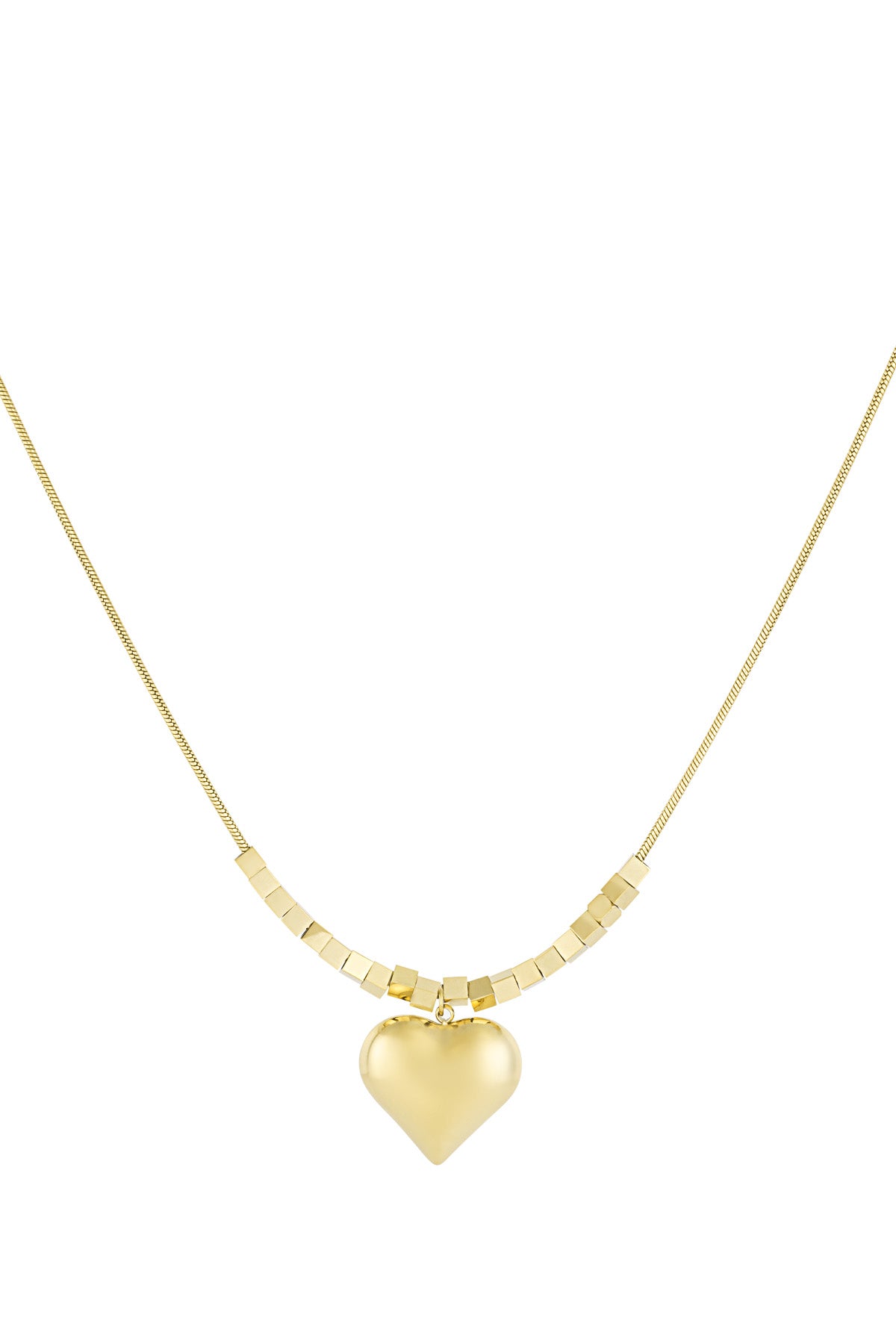 Elegant Heart Pendant Necklace - Simple & Stylish