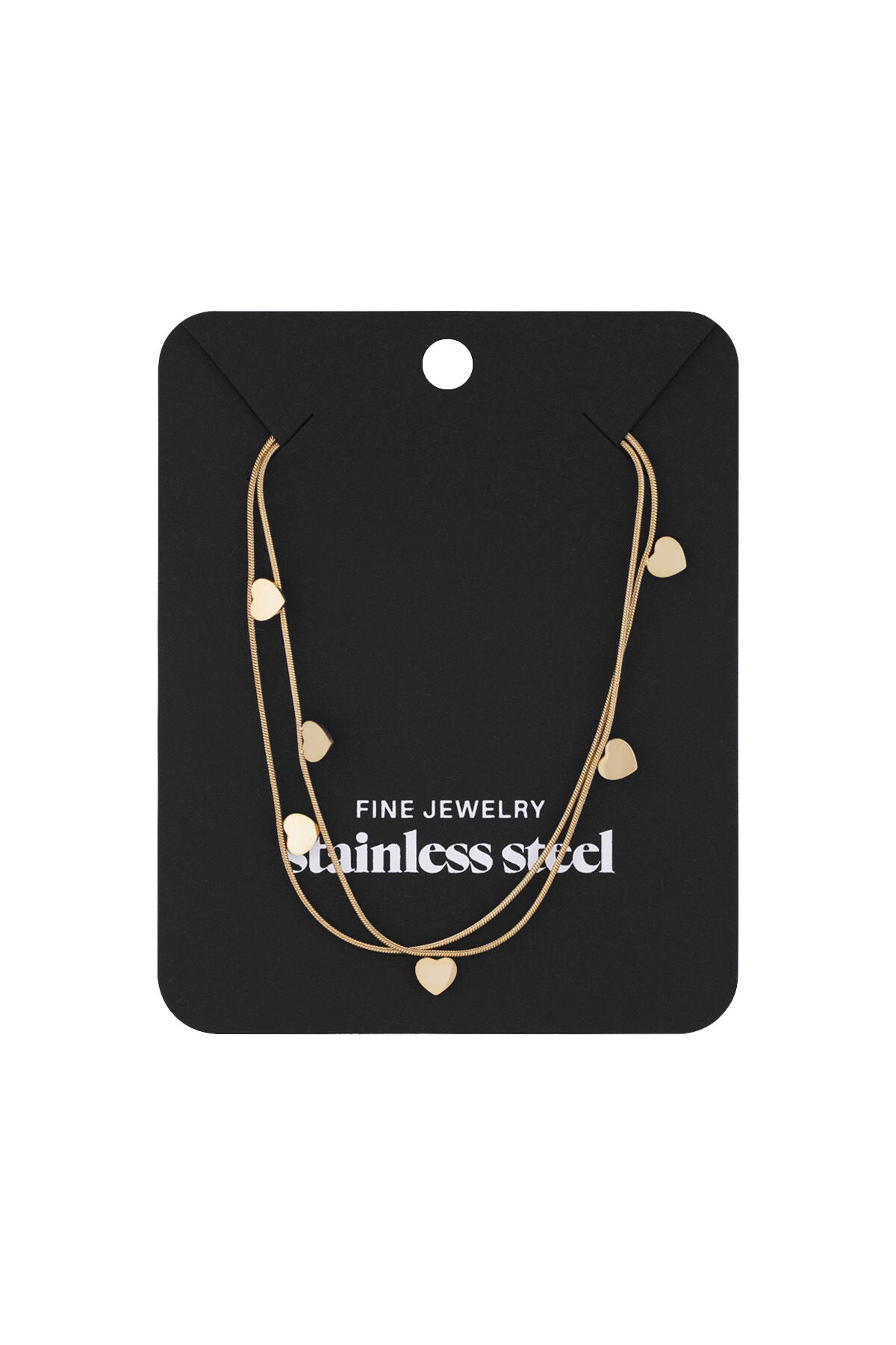 Elegant Multi-Layered Heart Necklace for Everyday Glam
