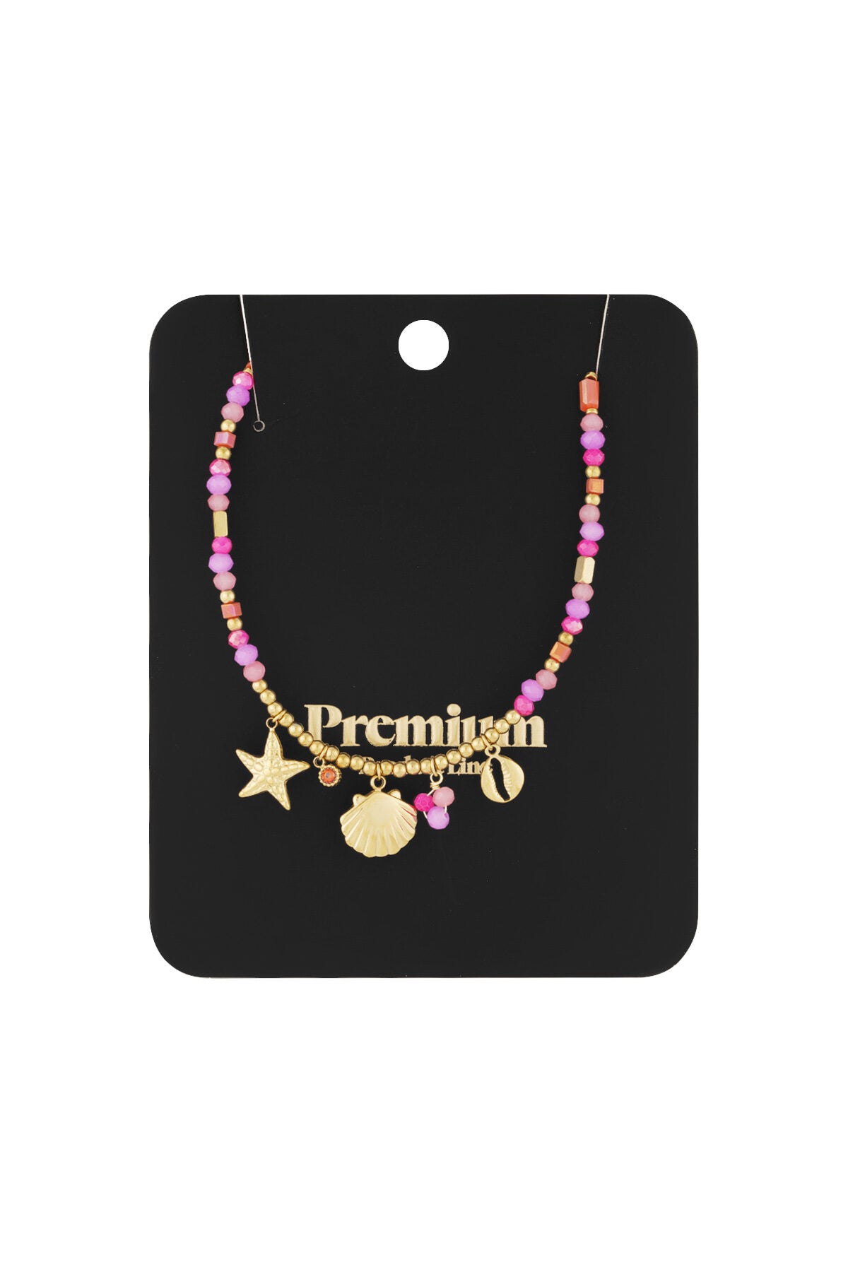 Fuchsia Beaded Necklace: Simple, Elegant, and Versatile
