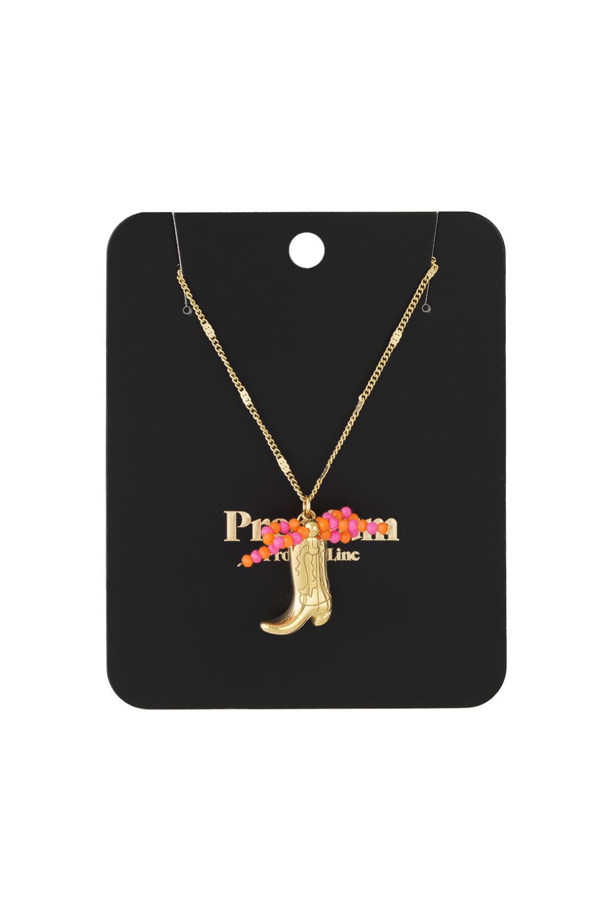 Elegant Silver & Gold Color Cartoon Pendant Necklace