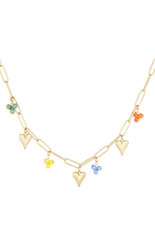 Elegant Gold Heart Pendant Necklace for Women
