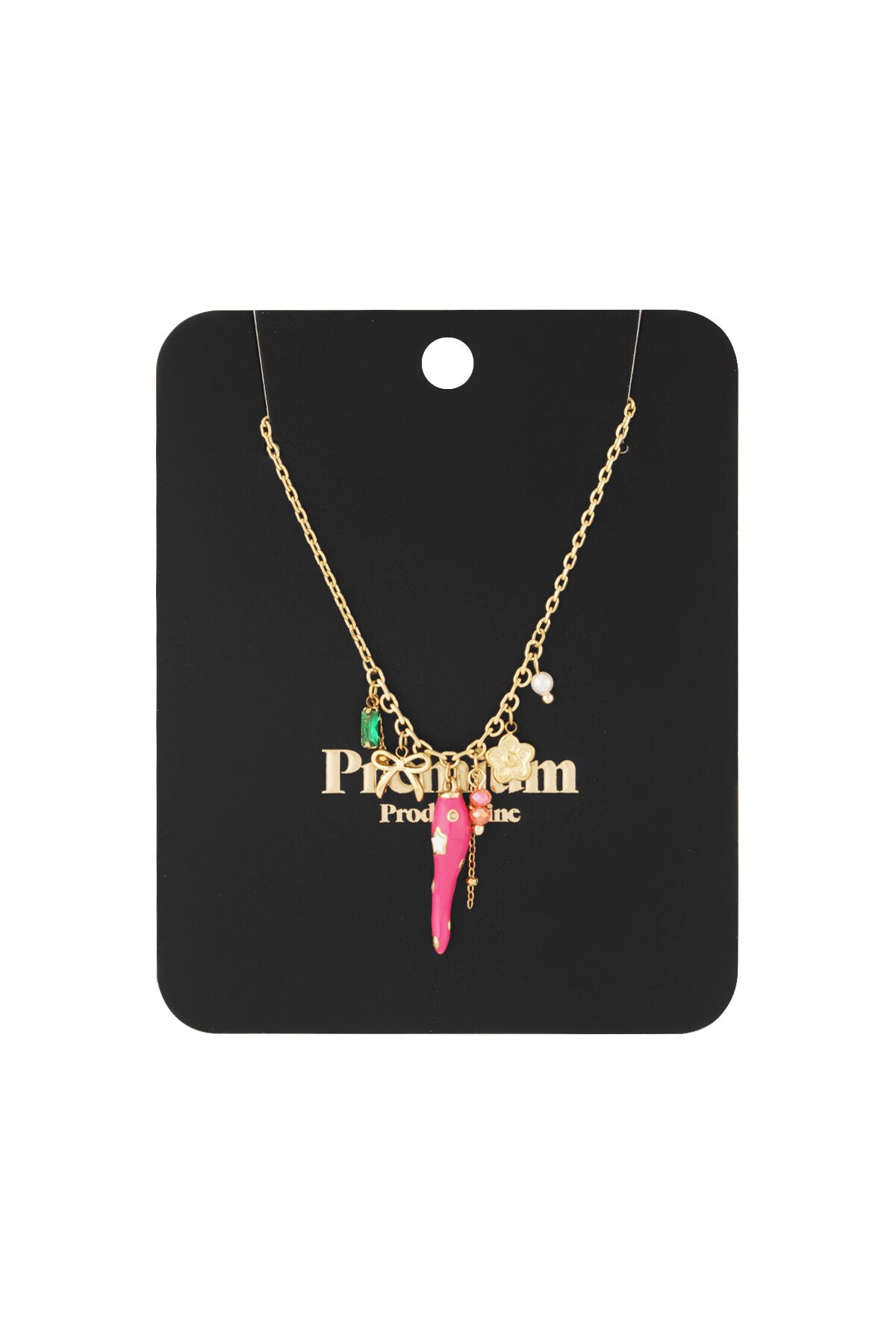 Stylish Gold Color Pendant Necklace for Women