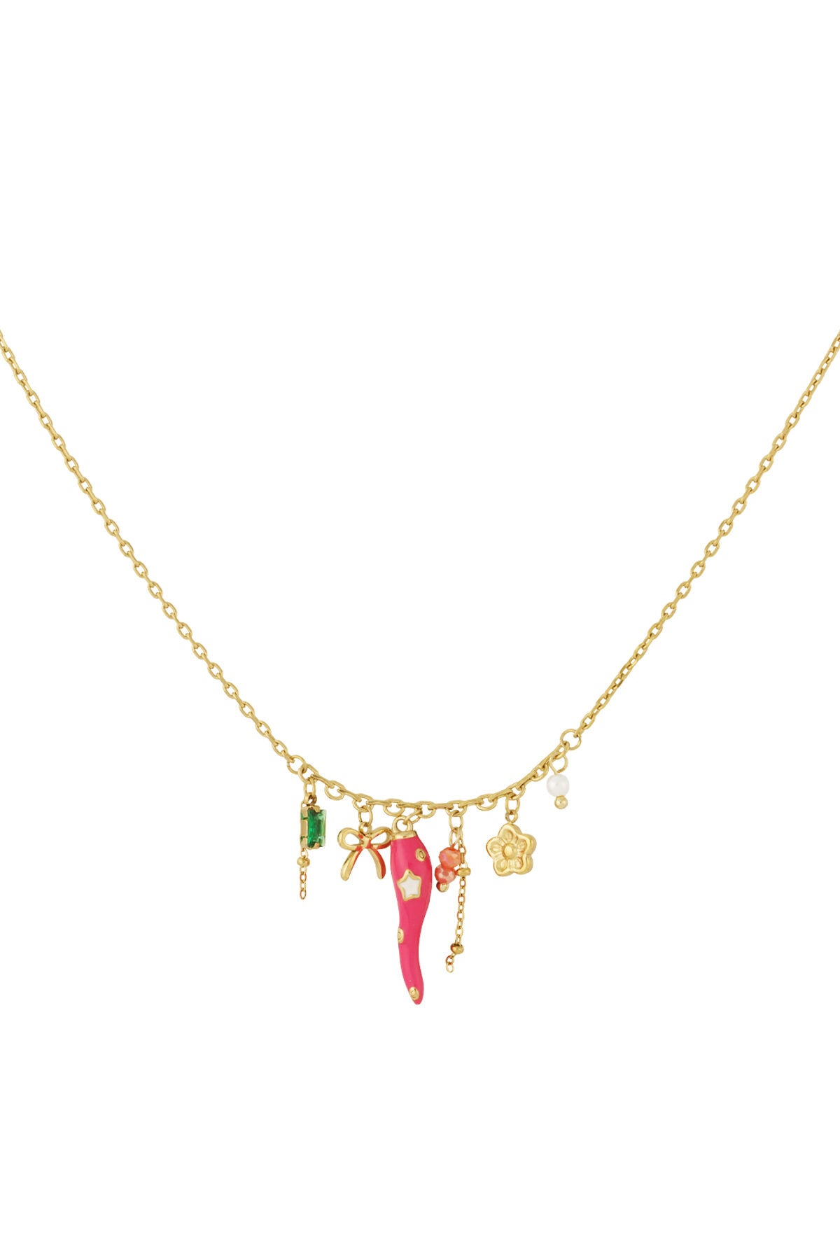 Stylish Gold Color Pendant Necklace for Women