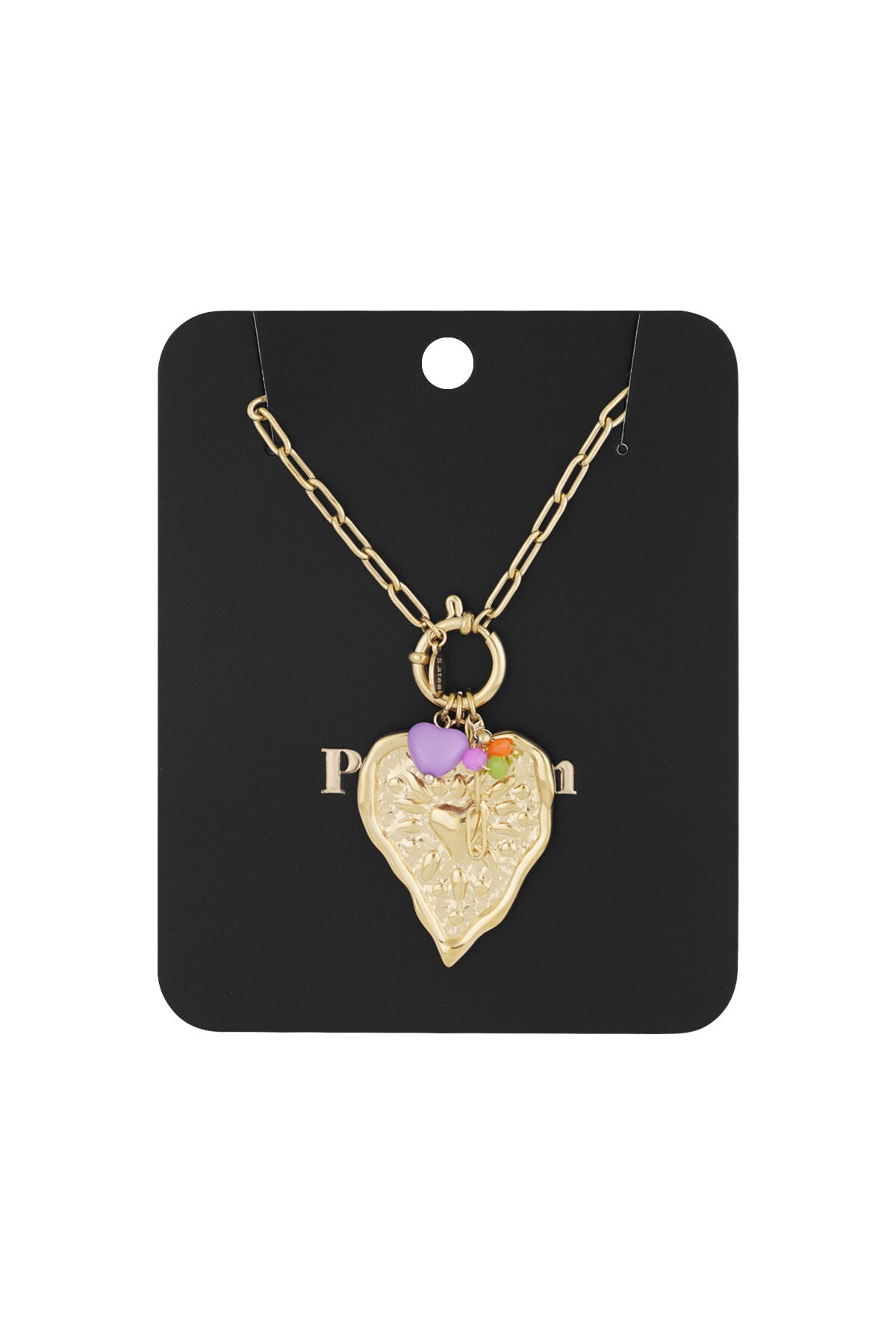 Elegant Gold Heart Pendant Necklace for Women