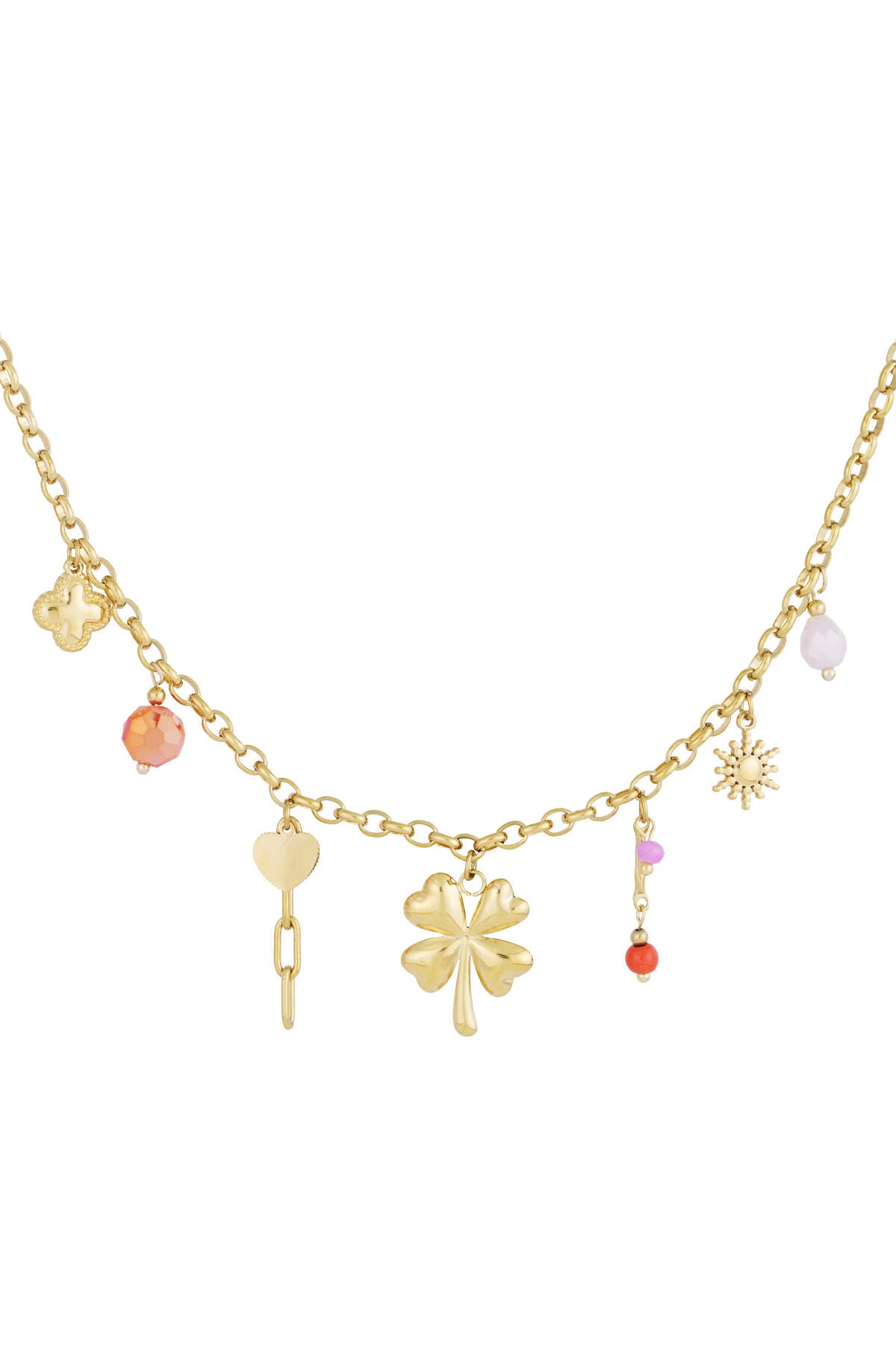 Elegant Gold Clover Pendant Necklace for Everyday Wear