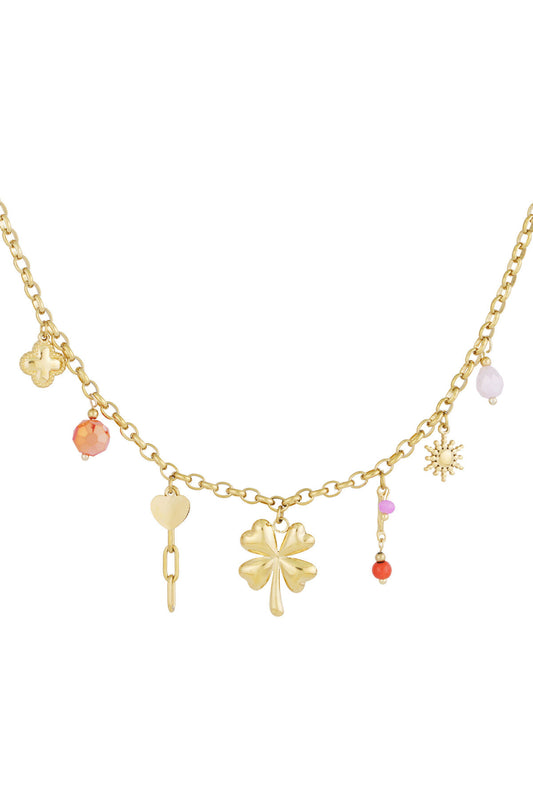 Elegant Gold Clover Pendant Necklace for Everyday Wear