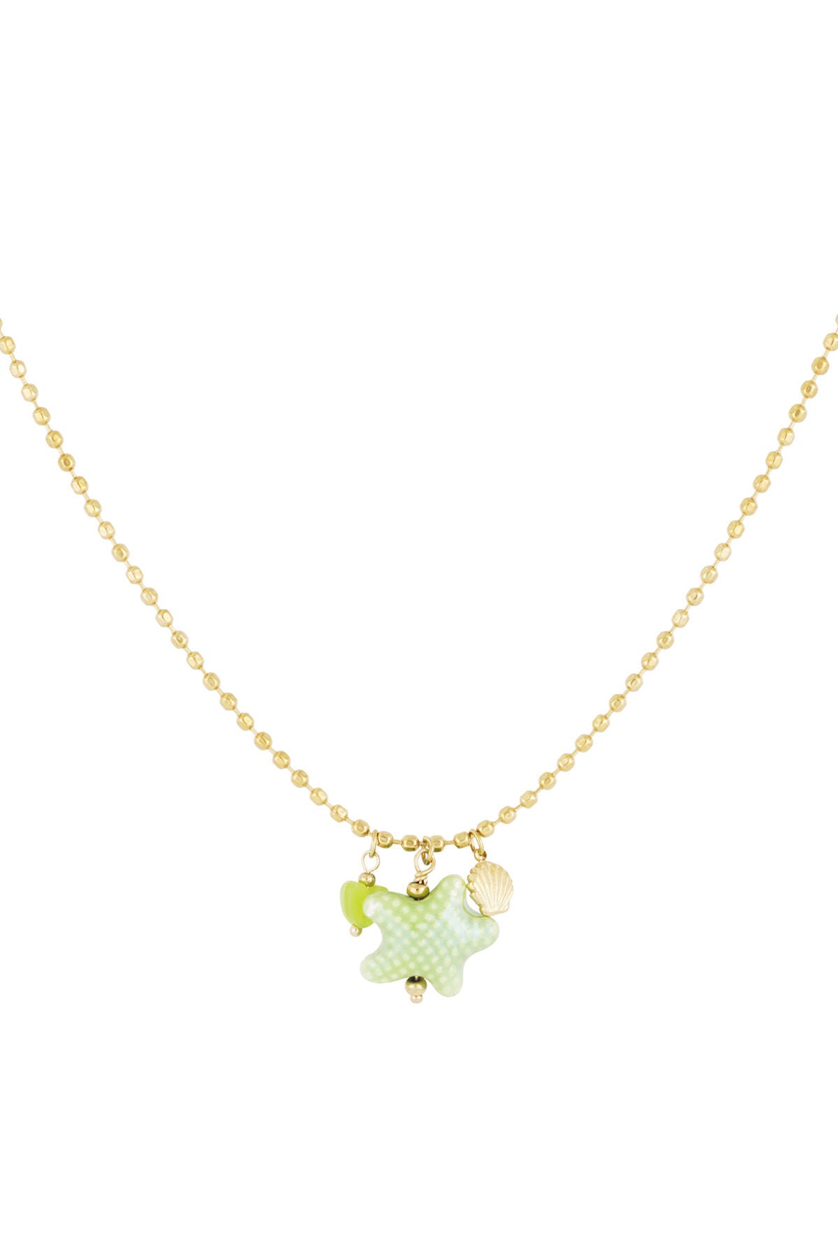 Elegant Green Oceanic Style Pendant Necklace