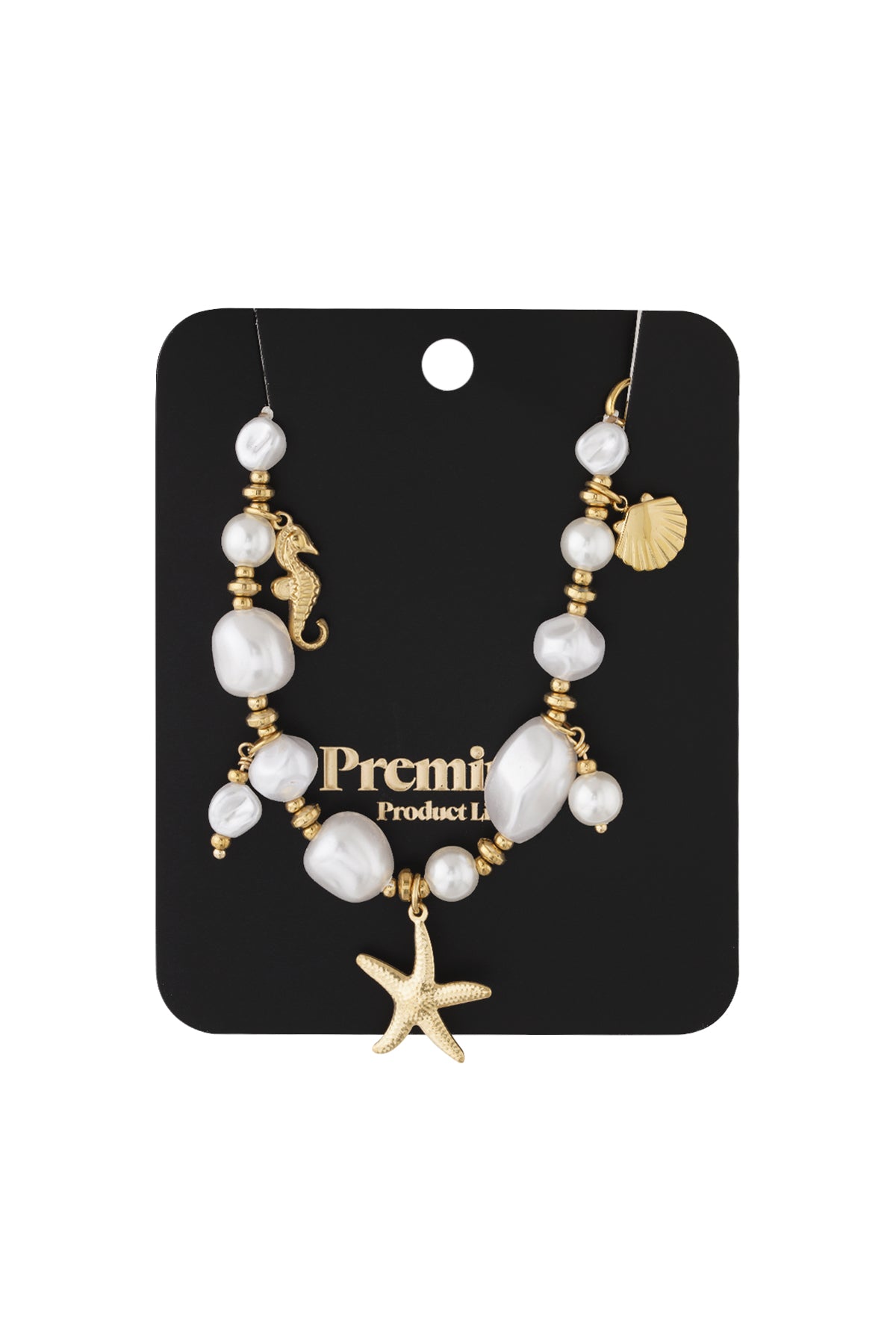 Elegant Gold-Plated Beaded Necklace for Everyday Chic