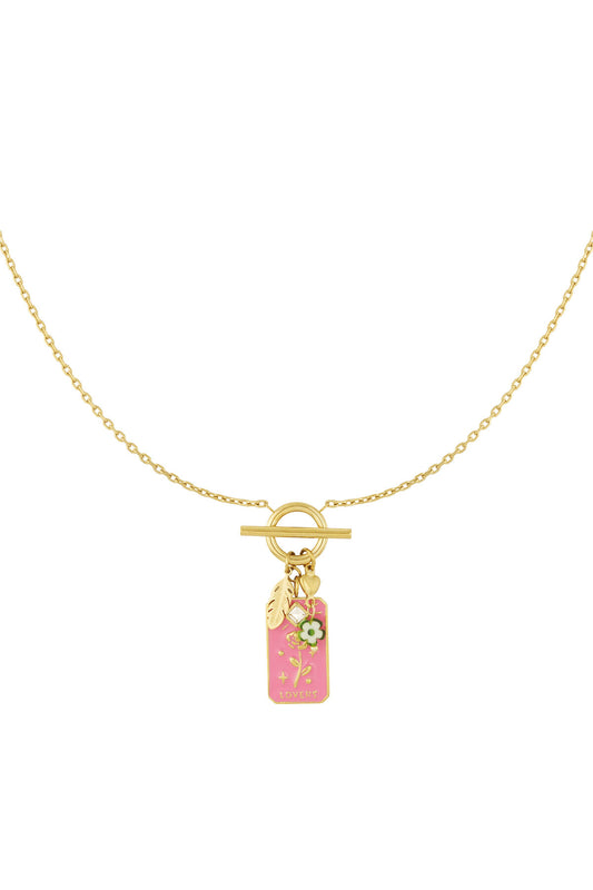 Elegant Gold Flower Pendant Necklace for Everyday Glam