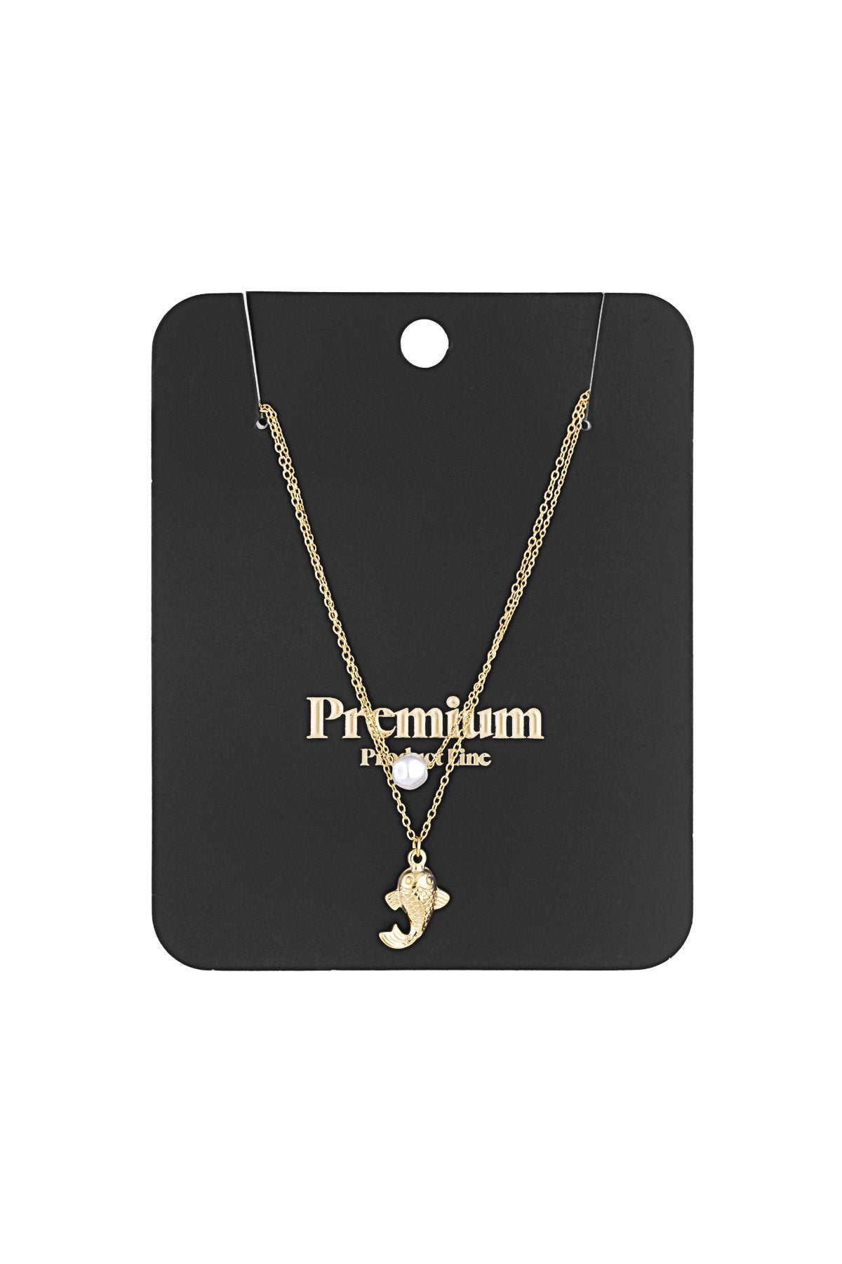 Elegant Multi-Layered Short Necklace in Silver & Gold