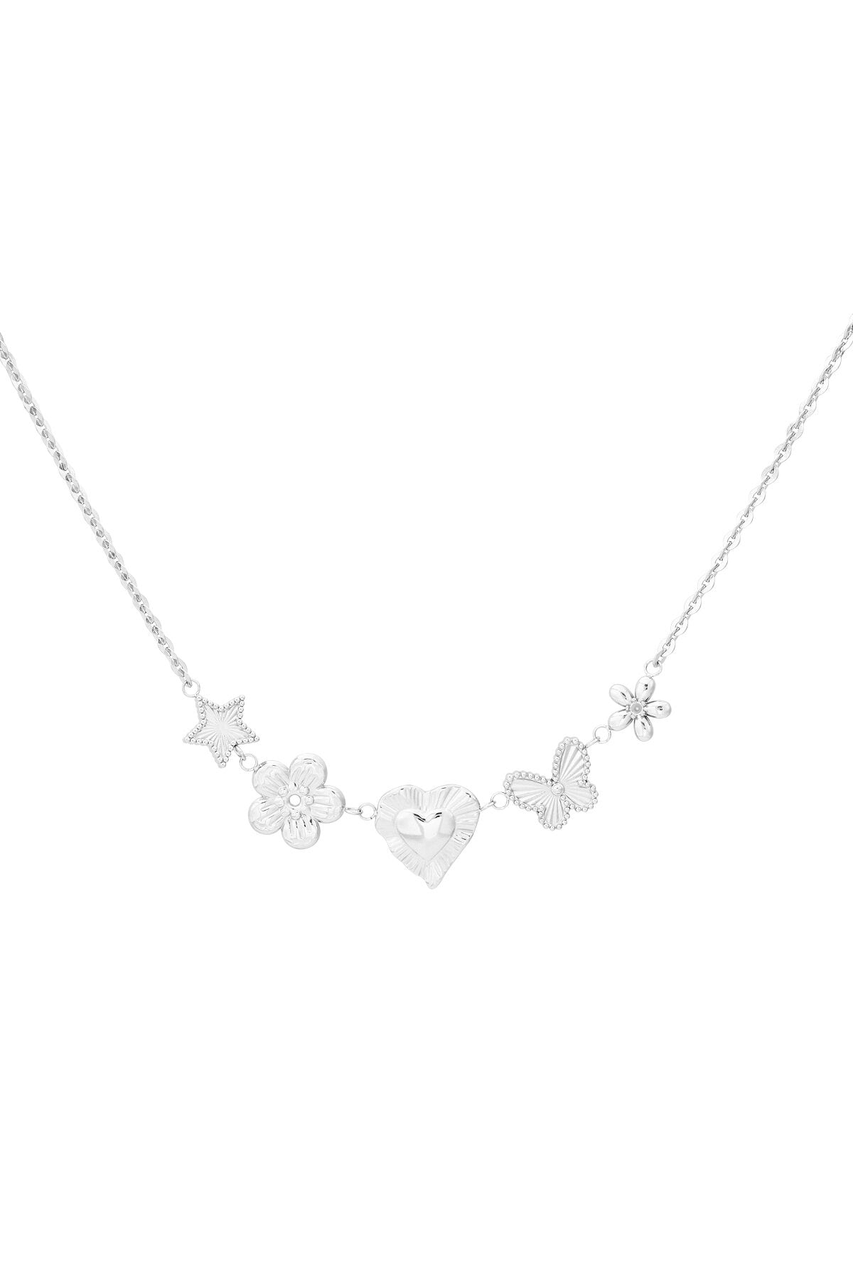 Elegant Heart Pendant Necklace for Women, Spring/Summer