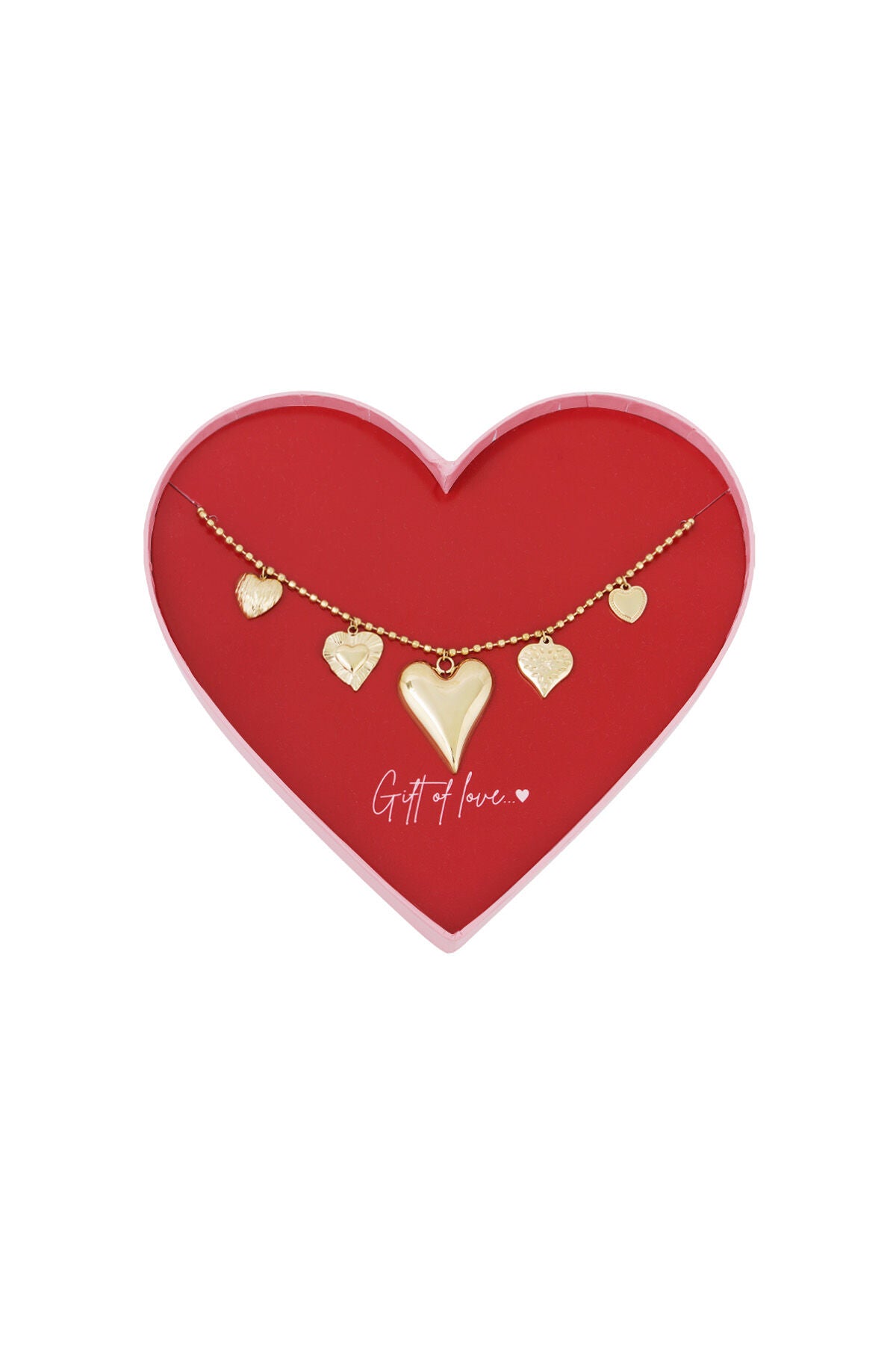Elegant Gold Heart Pendant Necklace for Her