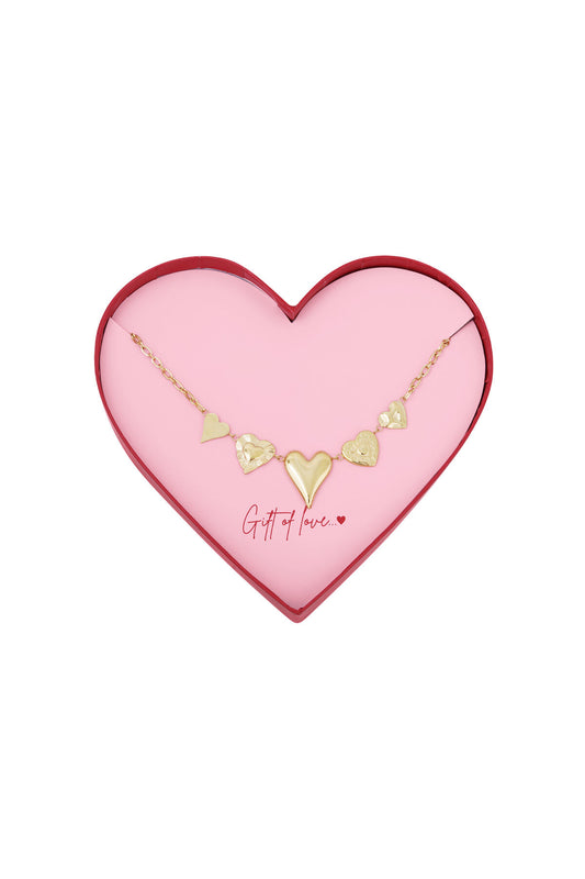 Elegant Gold Heart Pendant Necklace for Women