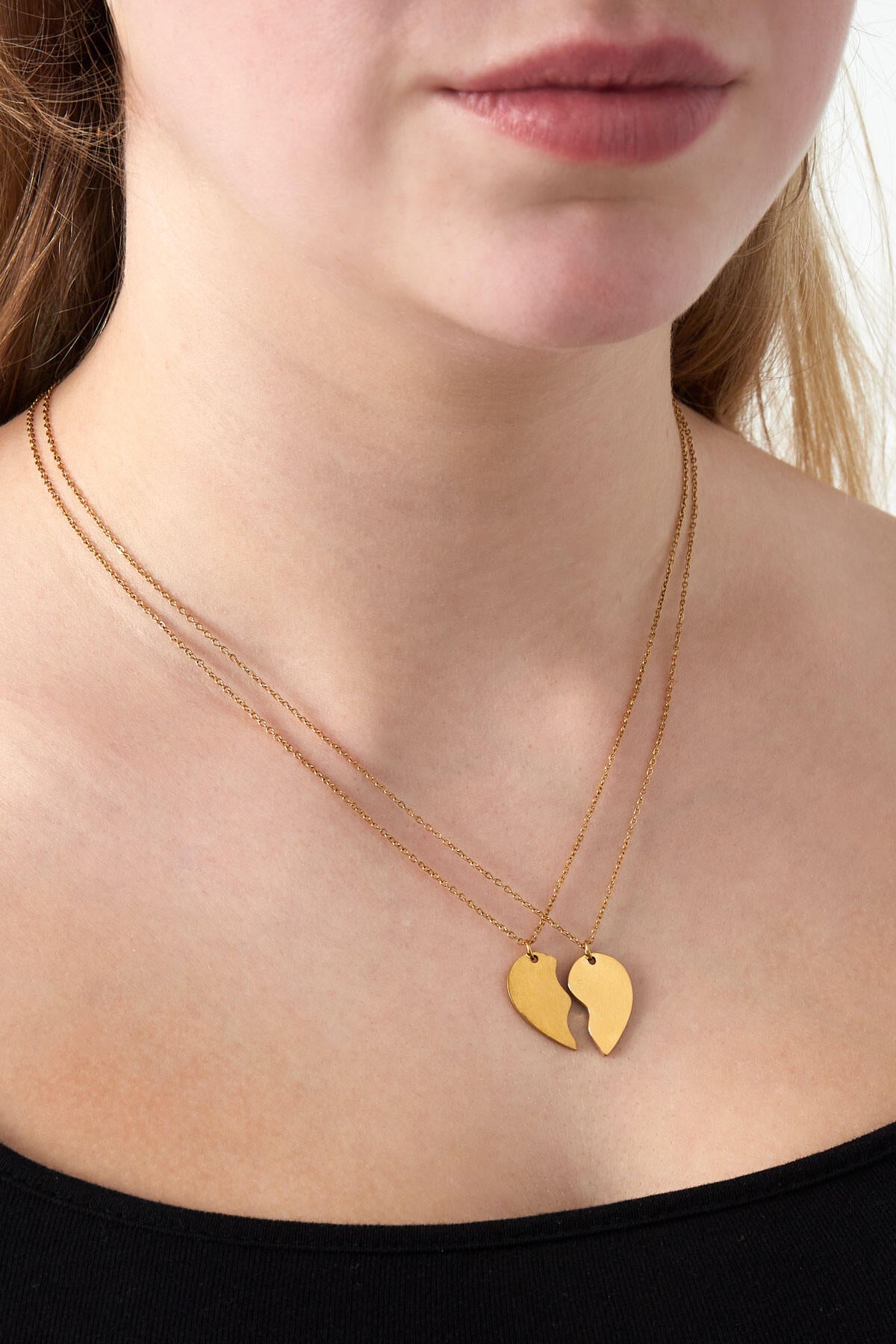 Elegant Heart Necklace Set for Daily Wear