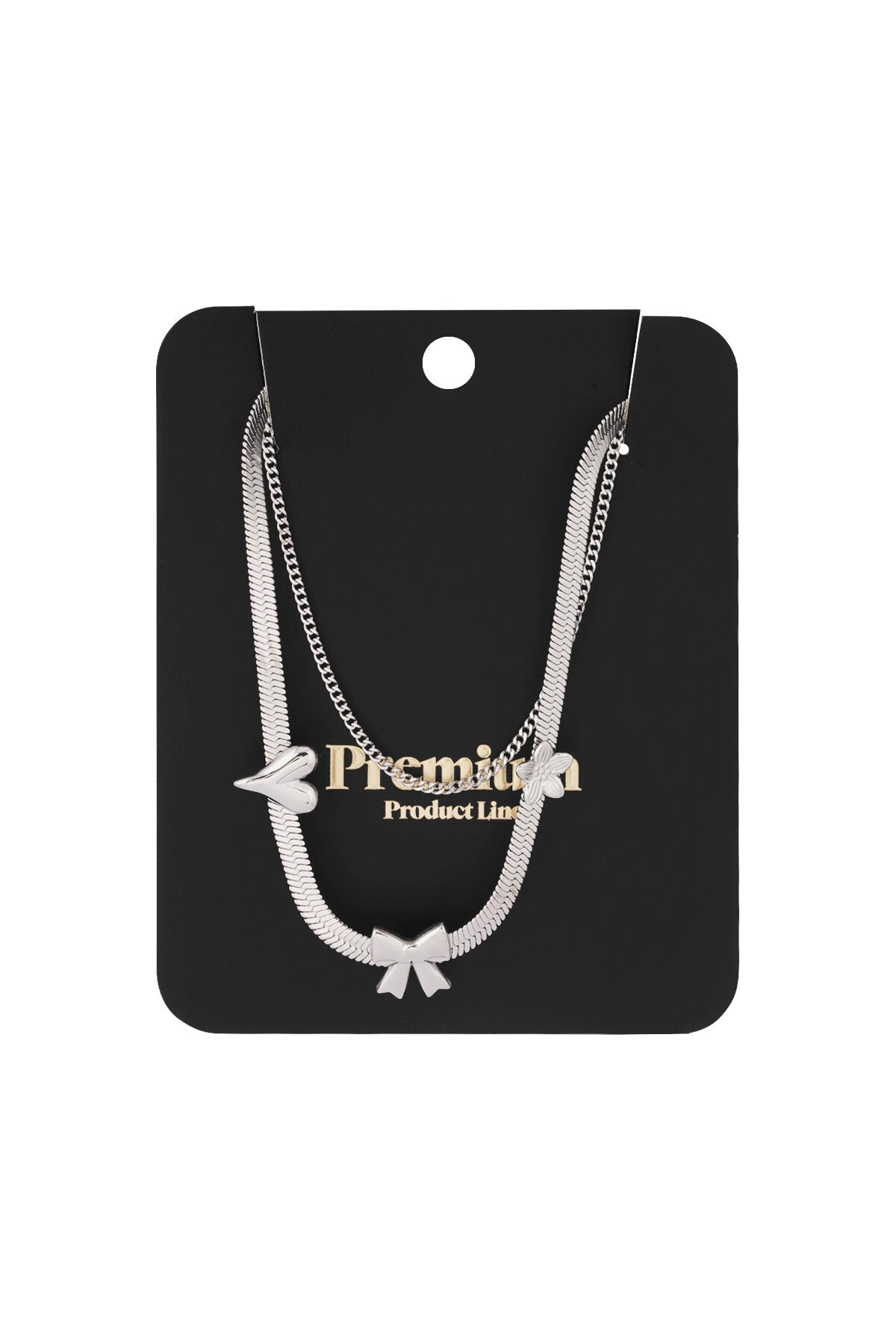 Elegant Multi-Layered Heart Necklace for Everyday Glam
