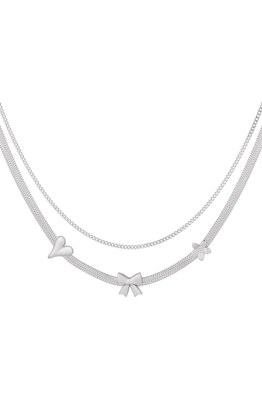 Elegant Multi-Layered Heart Necklace for Everyday Glam