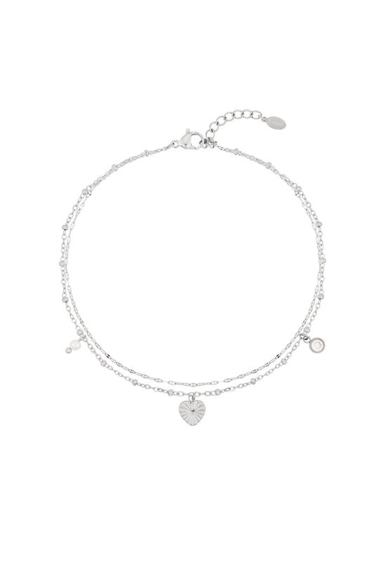 Elegant Silver & Gold Anklets for Stylish Women