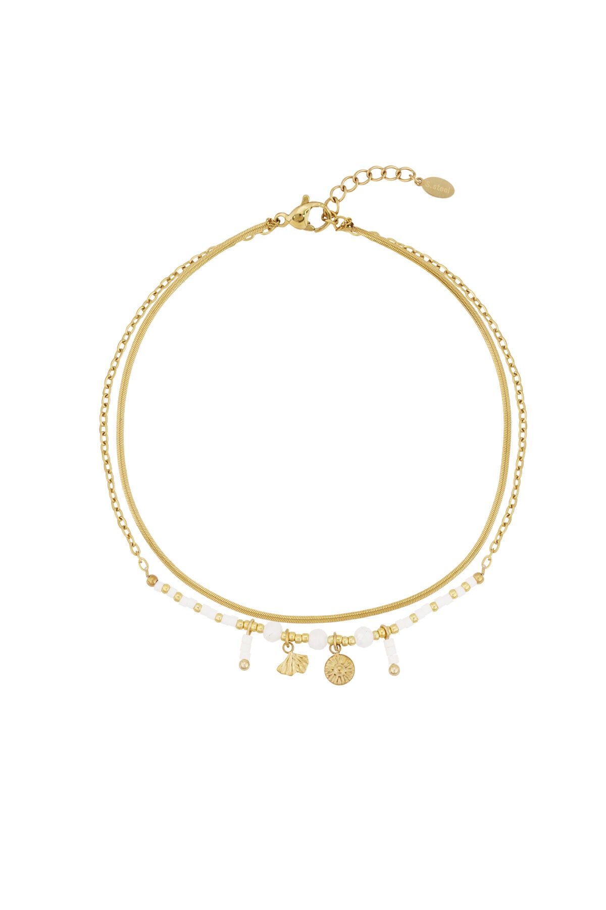 Elegant 14K Gold Plated Anklet for Summer