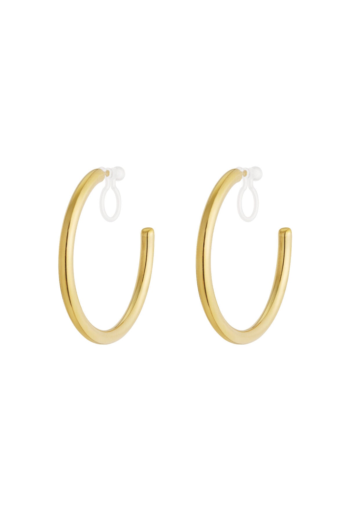 Stylish 14K Gold Plated Clip-On Earrings for All