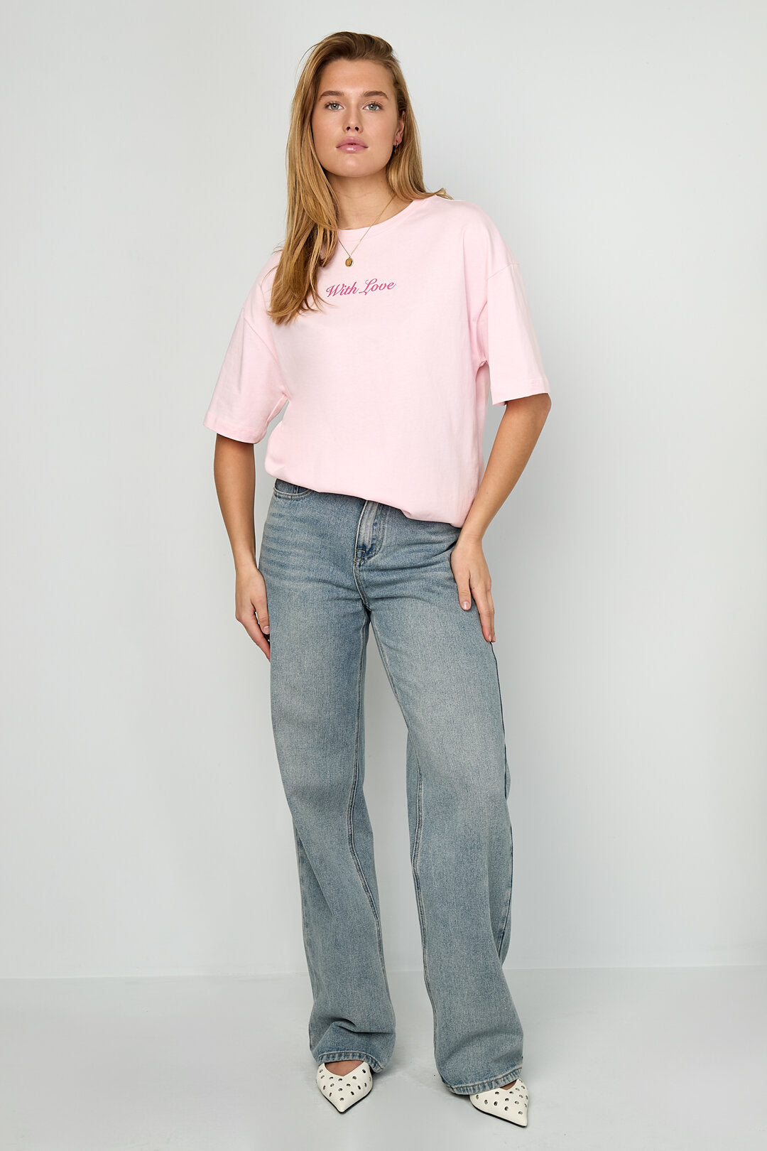 Gimme Comfortable Knitted Cotton T-Shirts in Pink and Red