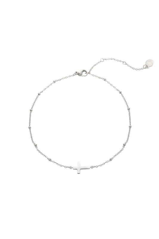 Stylish Stainless Steel Ankle Bracelets - Silver & Gold