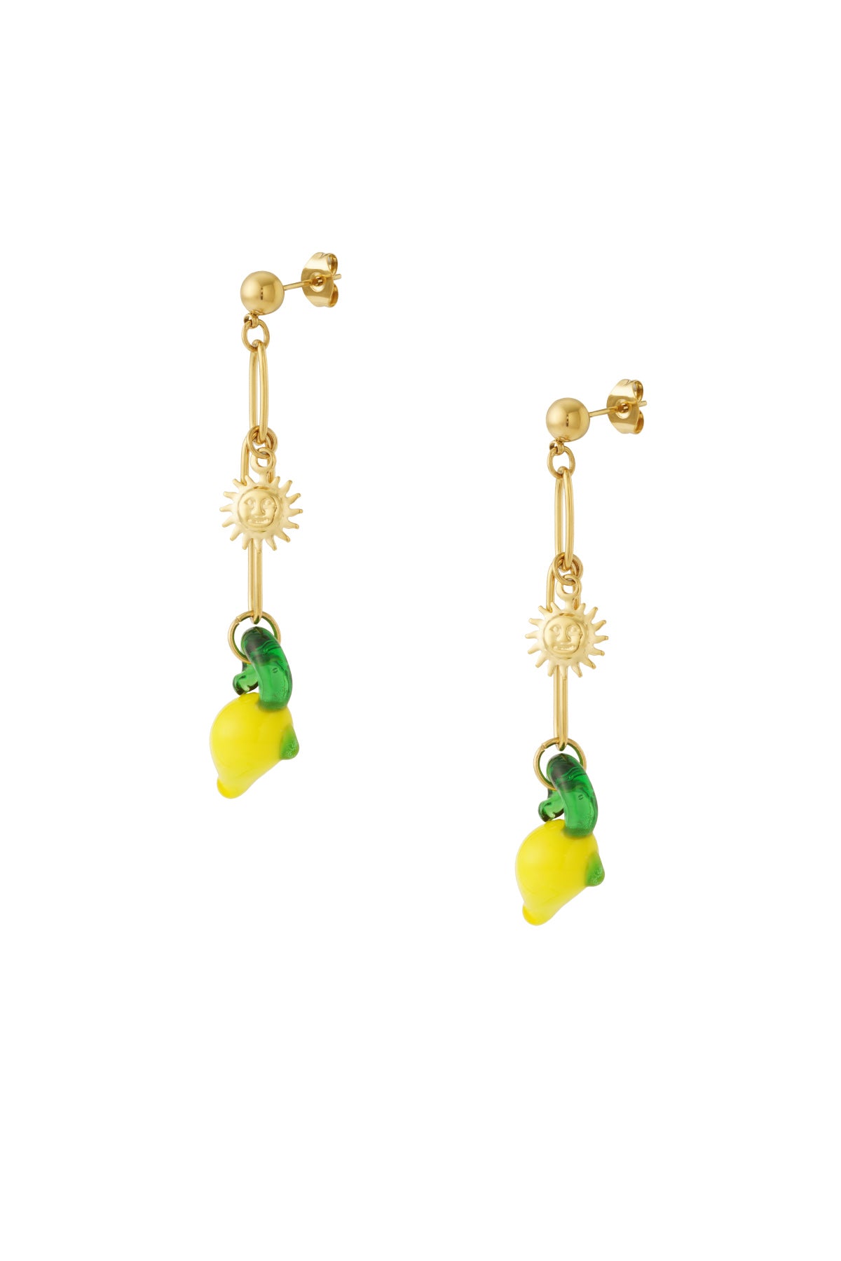 Stylish 14K Gold Plated Drop Earrings for Spring/Summer