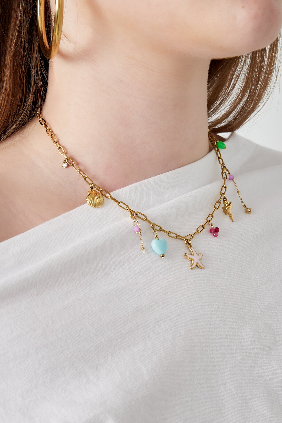 Elegant Gold Plated Pendant Necklace for Women