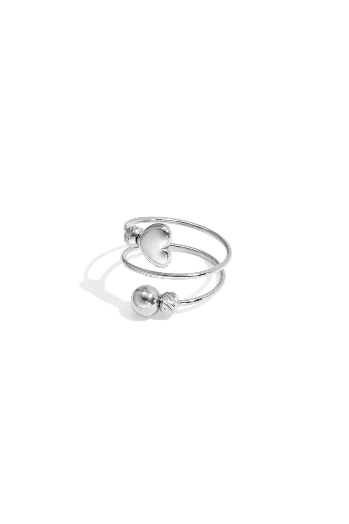 Elegant Adjustable Heart Ring for Everyday Style