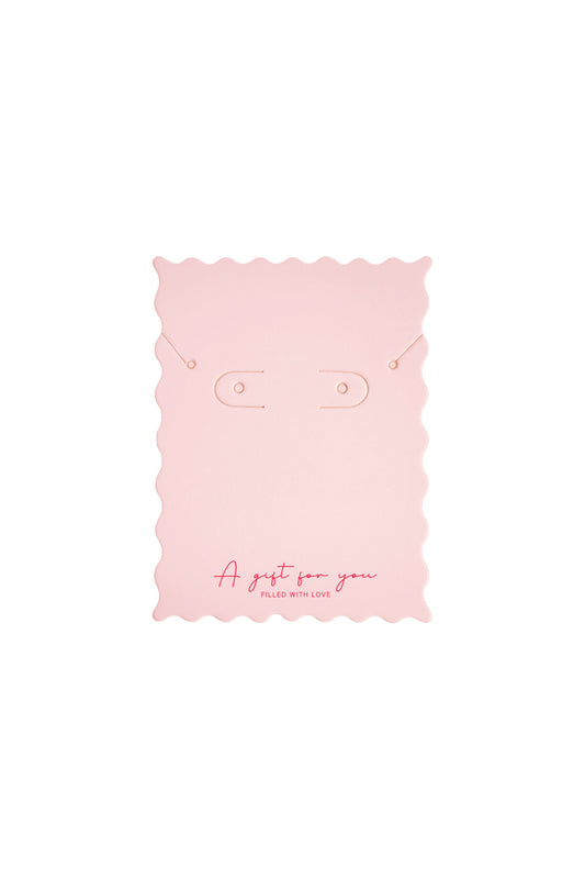 Elegant Pink & Wine Red Jewelry Cards for Daily Use