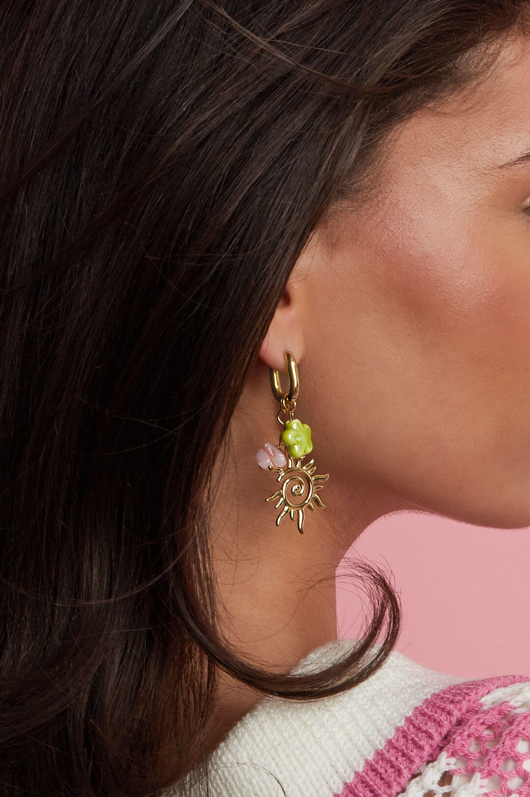 Elegant Gold Drop Earrings for Spring/Summer