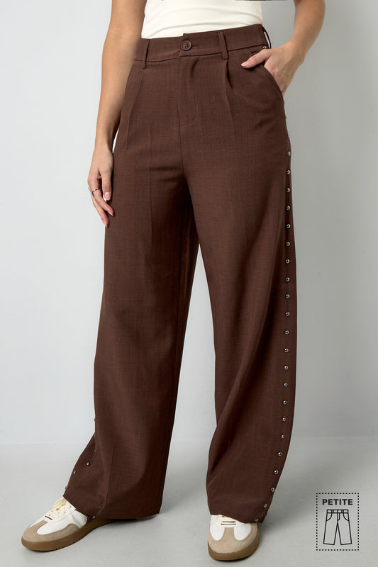 Elegant Wide Leg Pants for Women - All Fit, Mid Waist