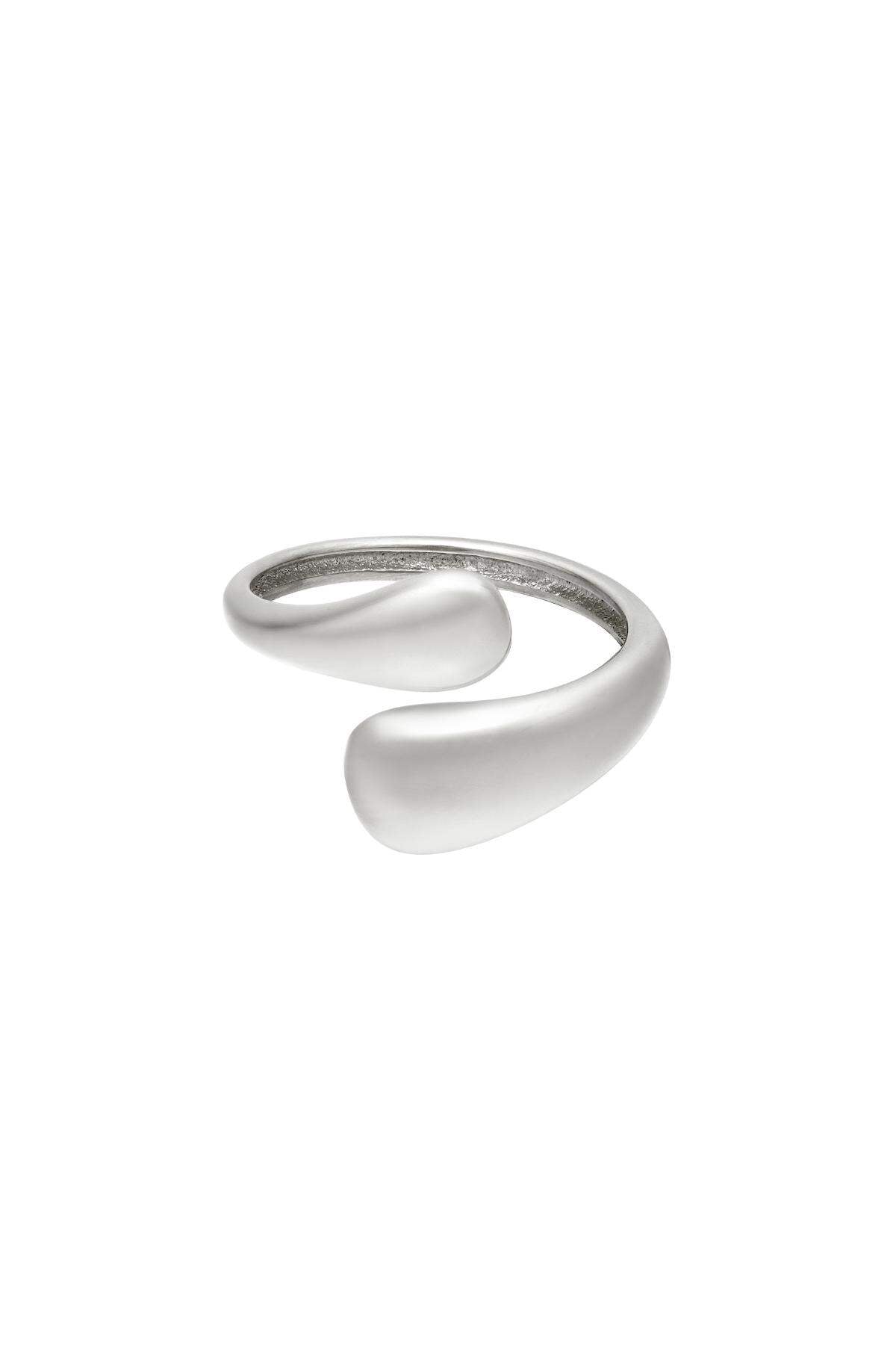 Elegant Adjustable Minimalist Ring - Silver & Gold