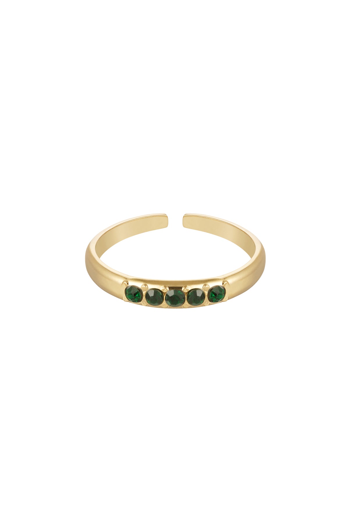Elegant Adjustable Rhinestone Minimalist Ring