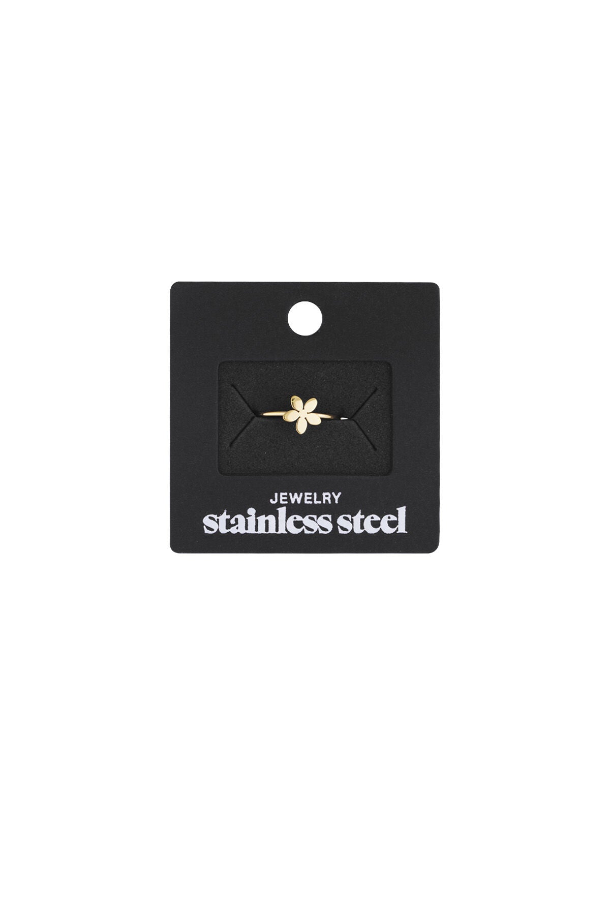 Elegant Minimalist Stainless Steel Ring - Silver & Gold