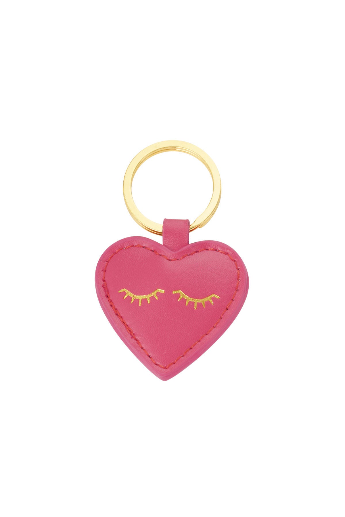 Stylish PU Leather Keychain in Multiple Colors