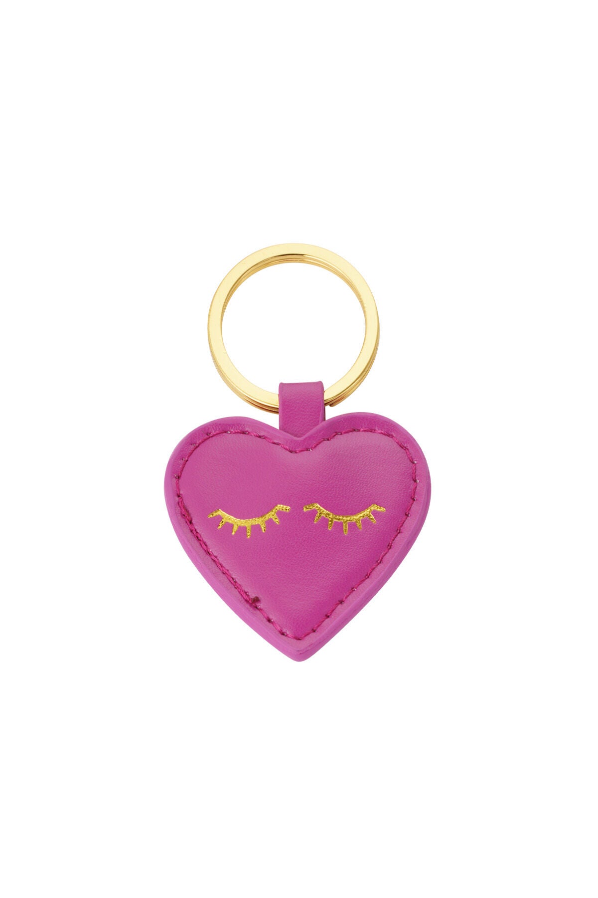 Stylish PU Leather Keychain in Multiple Colors
