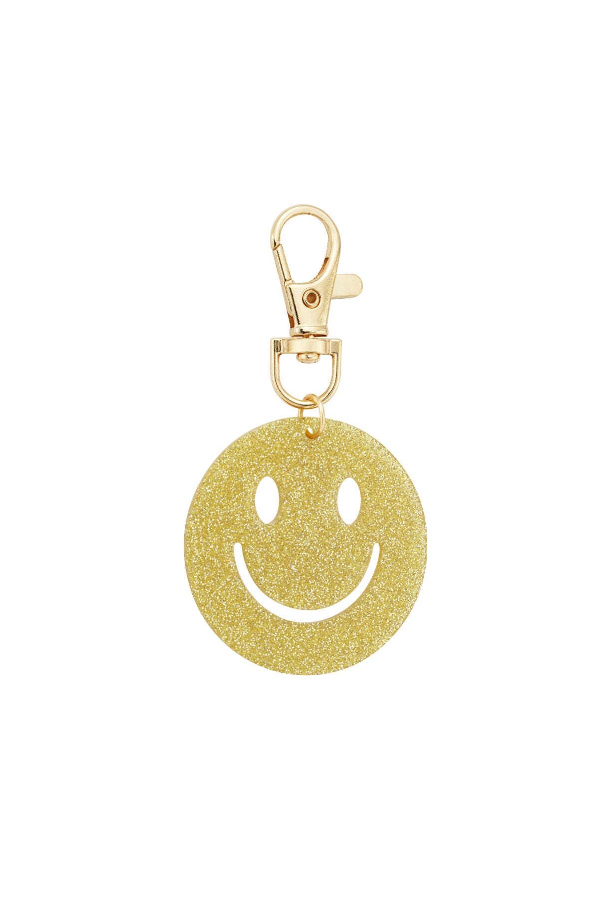 Chic Acrylic Alloy Smiling Face Keychain