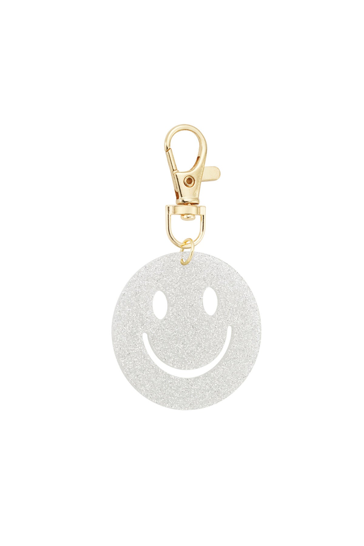 Chic Acrylic Alloy Smiling Face Keychain
