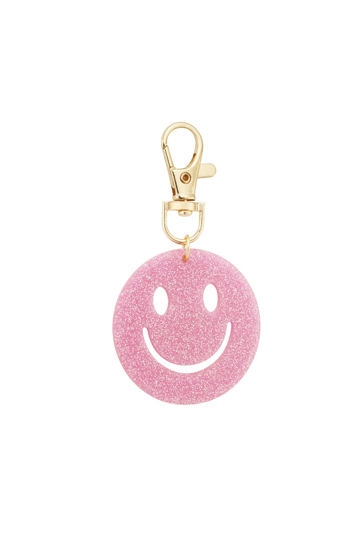 Chic Acrylic Alloy Smiling Face Keychain