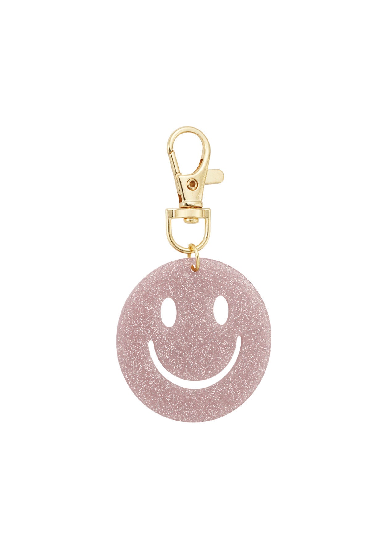 Chic Acrylic Alloy Smiling Face Keychain