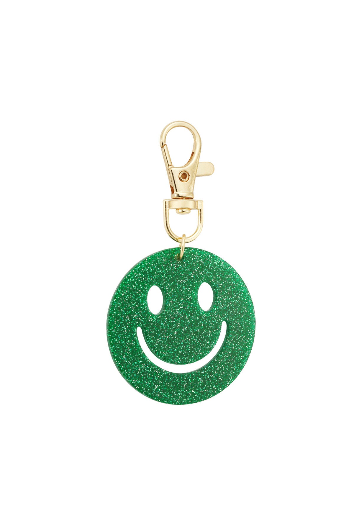 Chic Acrylic Alloy Smiling Face Keychain
