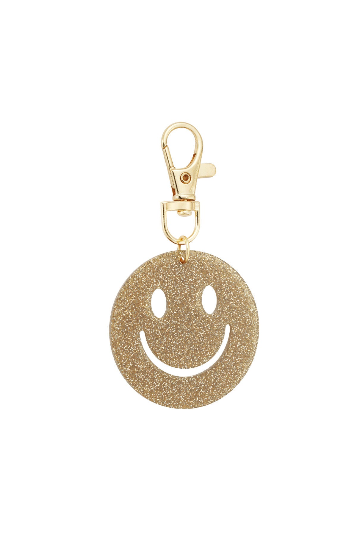 Chic Acrylic Alloy Smiling Face Keychain