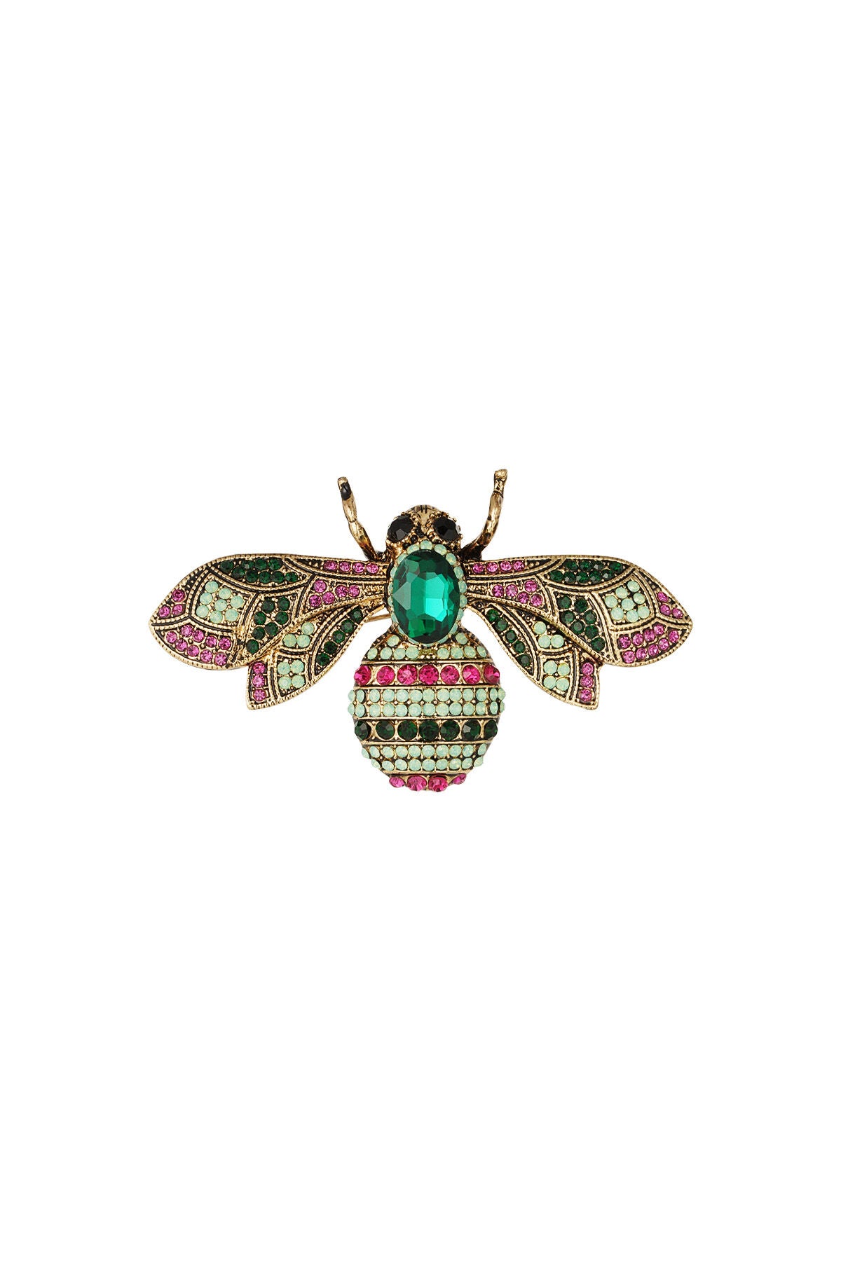 Stylish Multicolour Alloy Brooch for Versatile Elegance