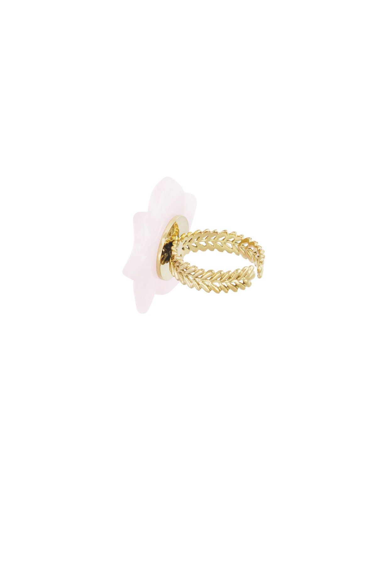 Elegant Gold Color Statement Ring for Women
