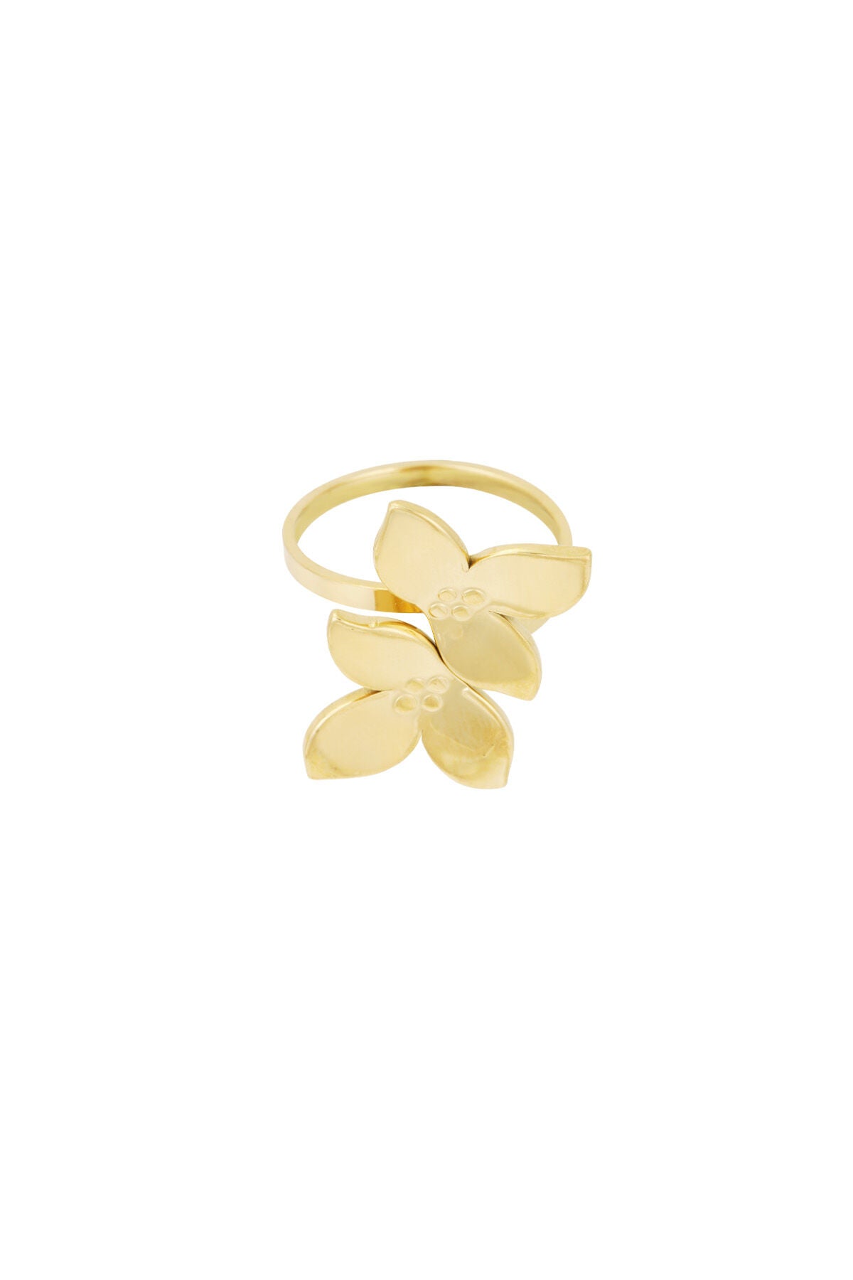 Stylish Stainless Steel Statement Ring - One Size Fits All