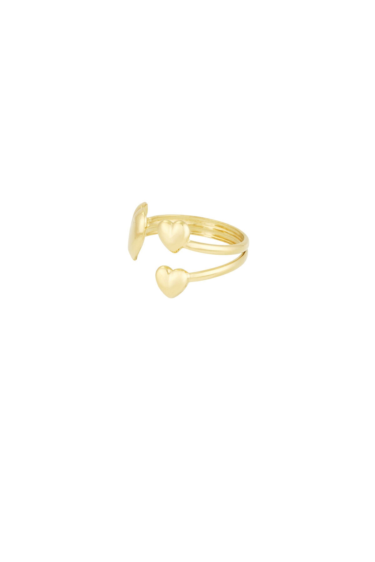 Elegant Statement Ring in Silver & Gold