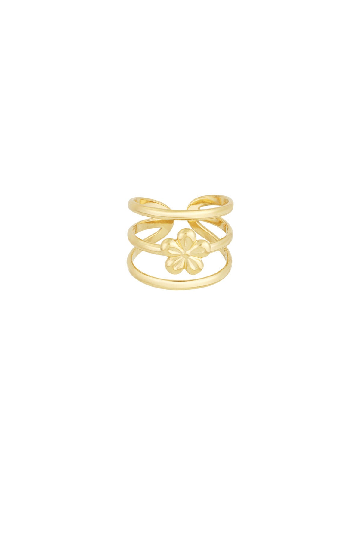 Elegant Statement Ring in Silver & Gold for Every Occasion