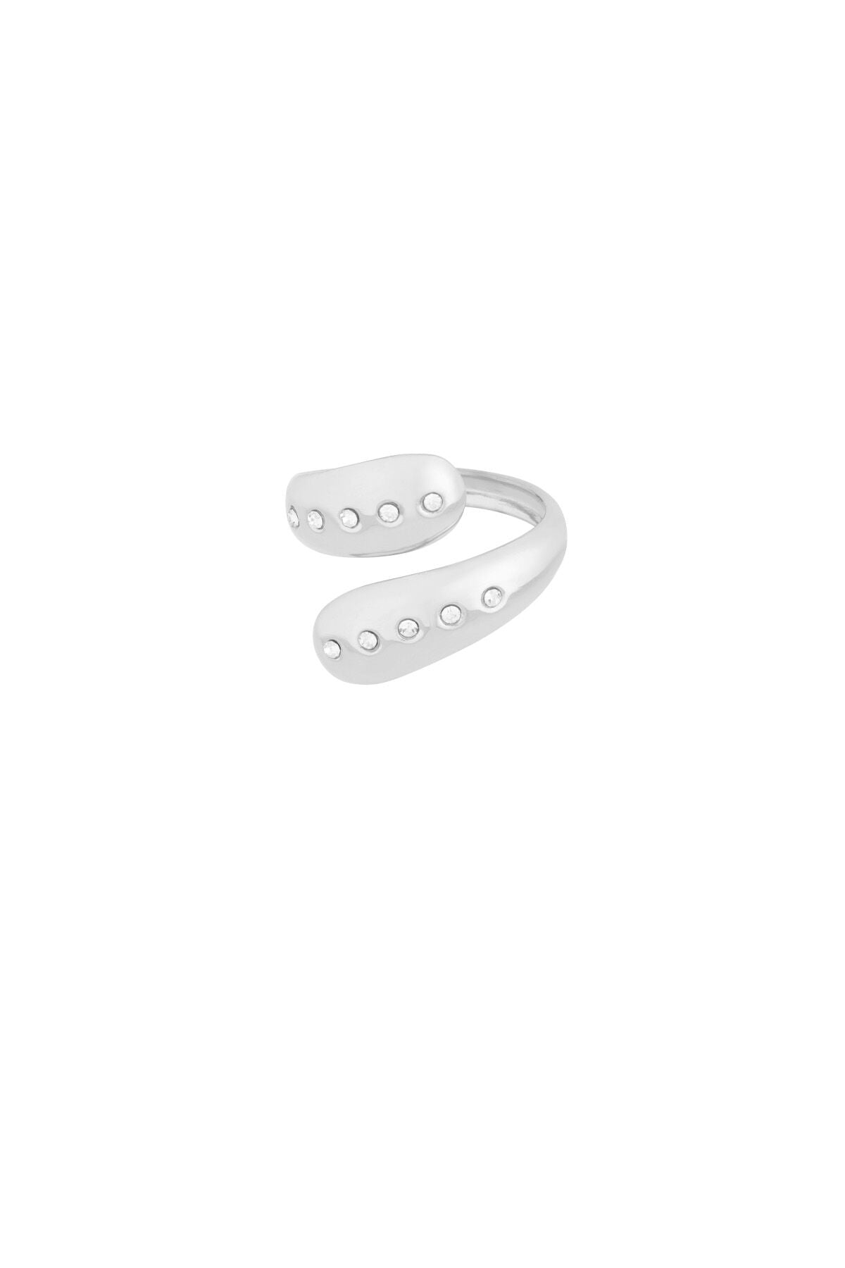 Elegant Minimalist Ring in Silver and Gold